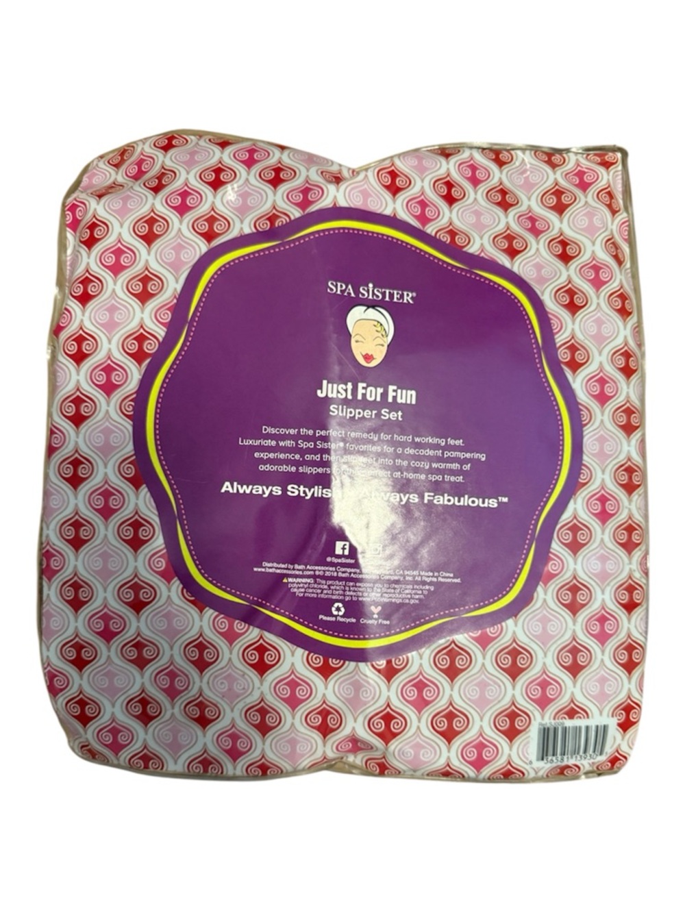 Just For Fun Ladybug Foot Spa Set - Pink & Red - Picture 2 of 2